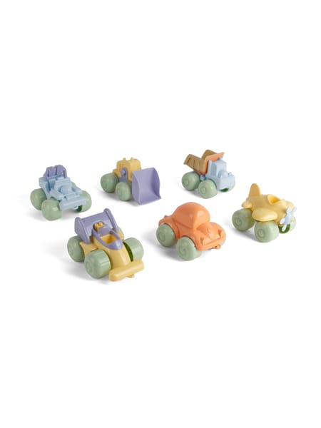 Pastel Vehicles 17 Cm 6 Pcs Ass
