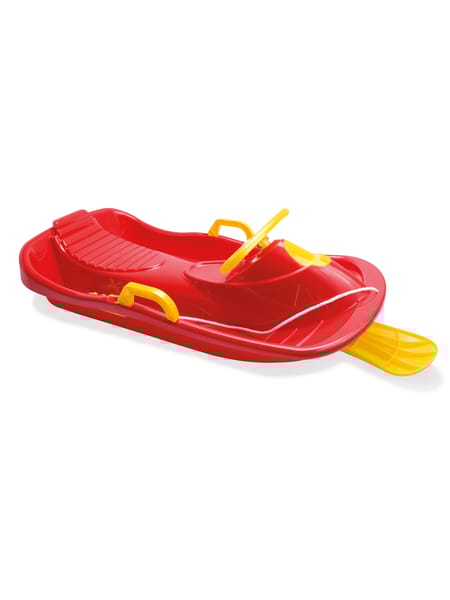 Lenkschlitten Rot 95 Cm