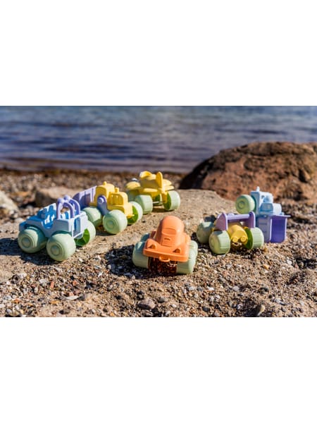 Pastel Vehicles 17 Cm 6 Pcs Ass
