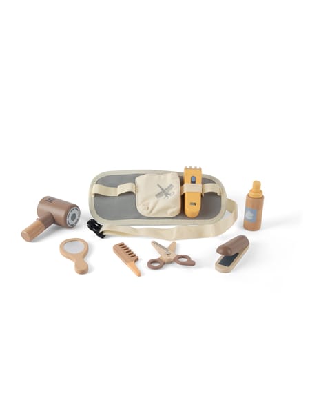 Barber Set Wood In Giftbox 8 Pcs