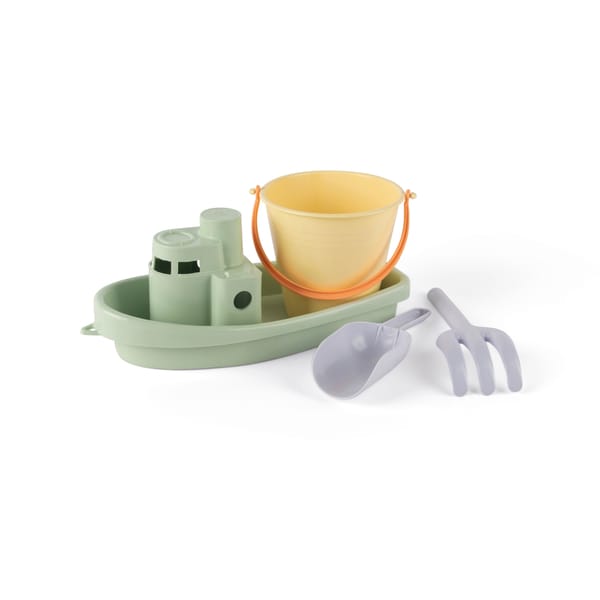 Pastel båd og spandesæt.