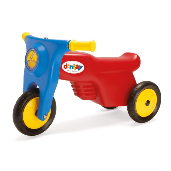 Classic motorcykel med gummihjul. L:58,5 cm.
