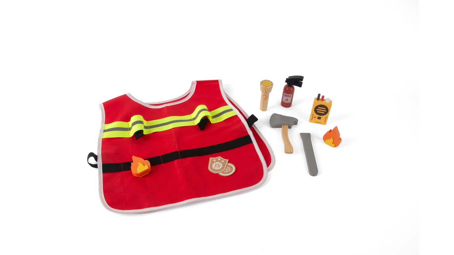 Brandmand sæt træ - 10 dele