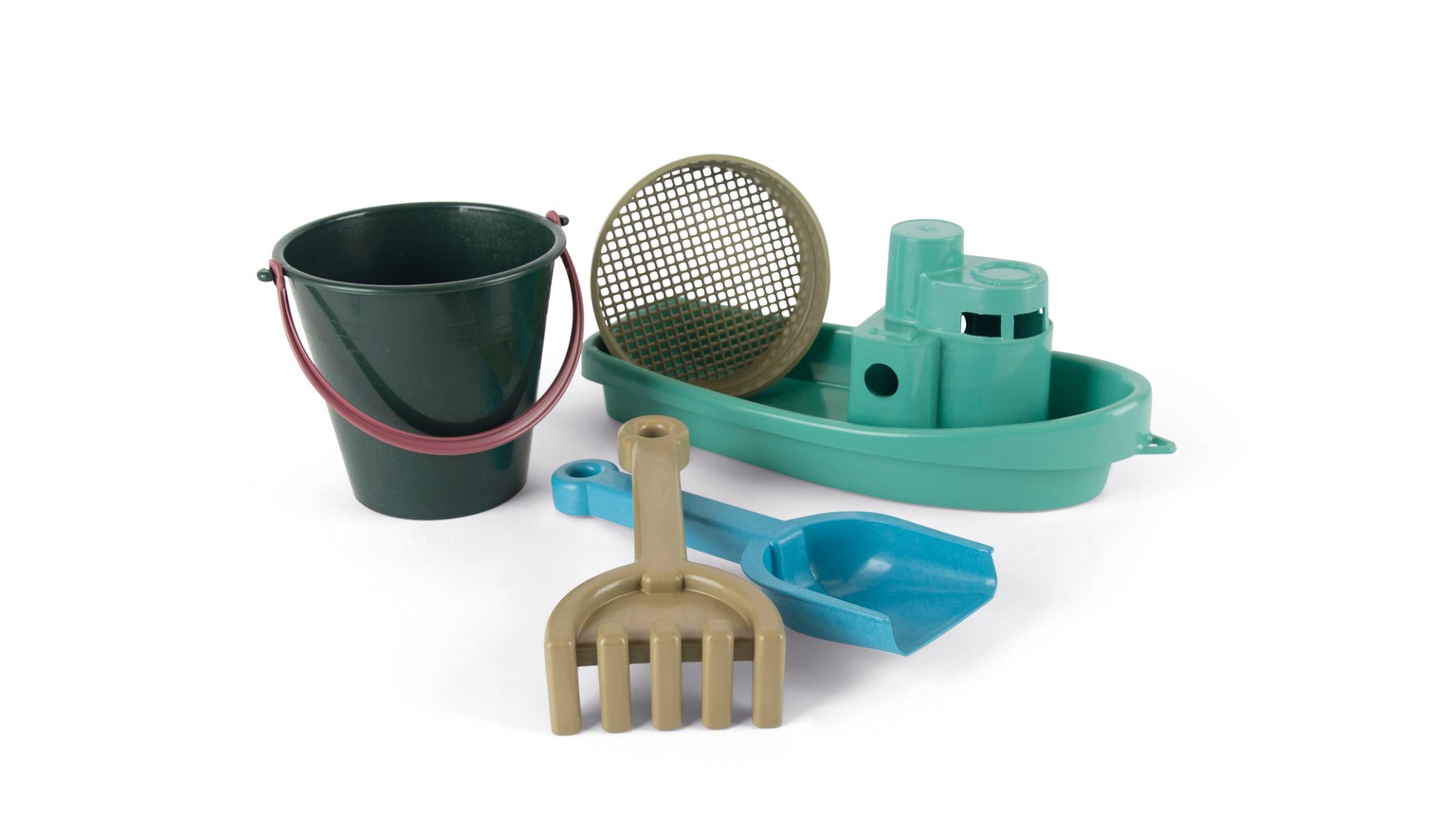 Bmt Boat & Sand Set In Cotton Net, 5 Pcs.