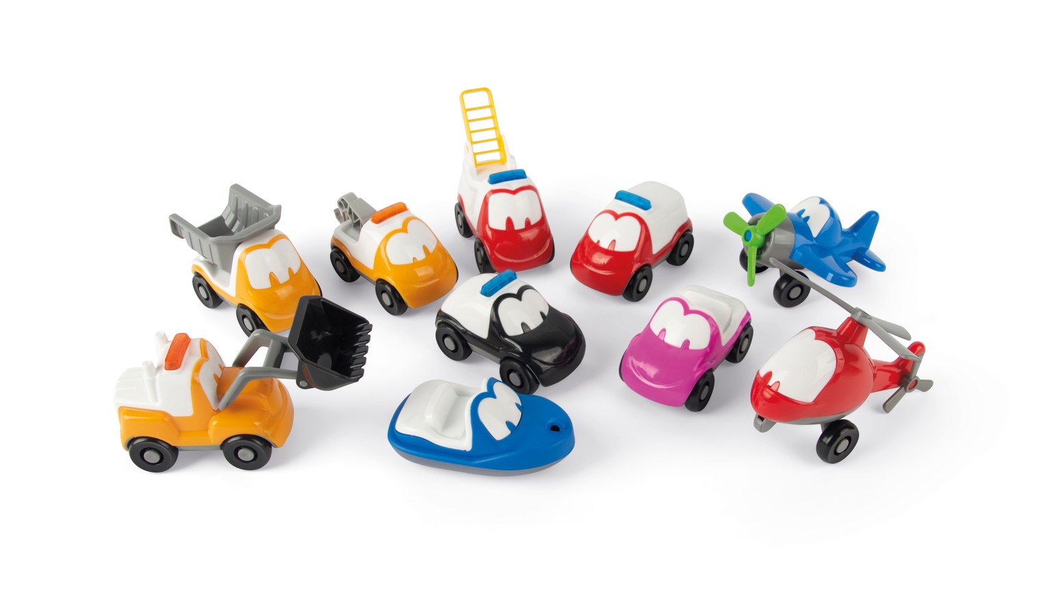 Funcars In Display-10 Diff.