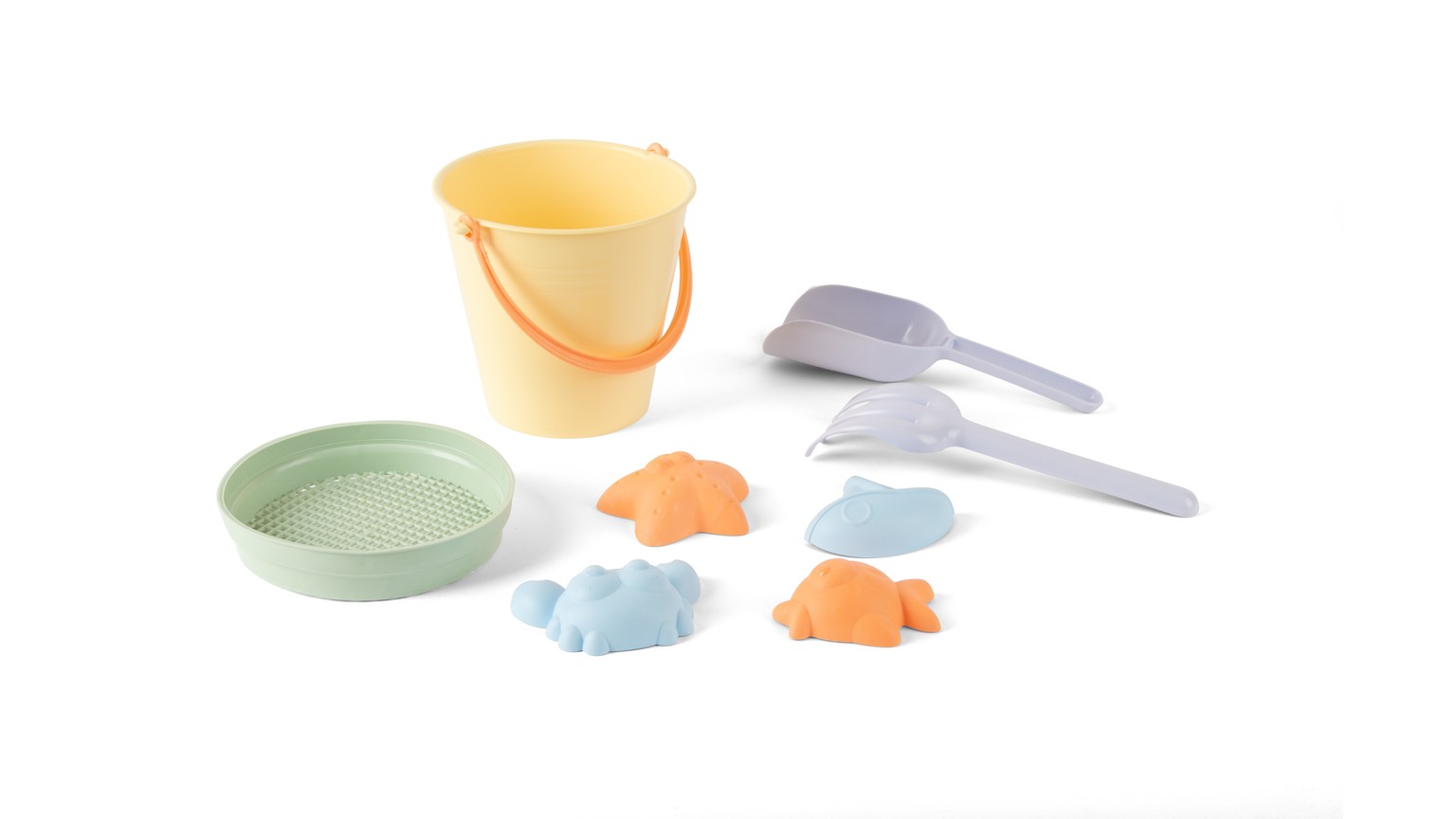 Recycled Pastels spandsæt 8 dele