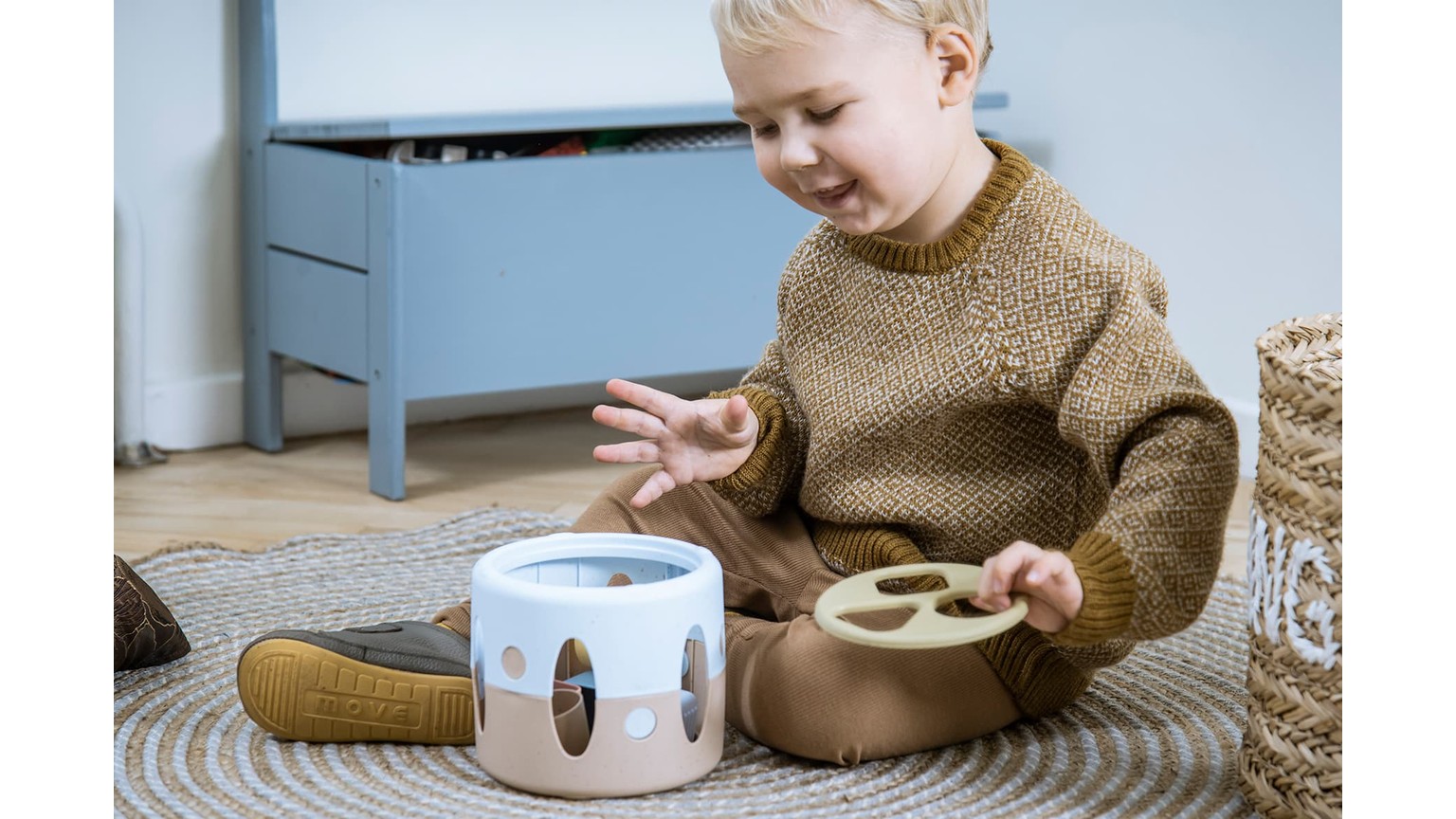 Tiny Bio Shape Sorter In Giftbox