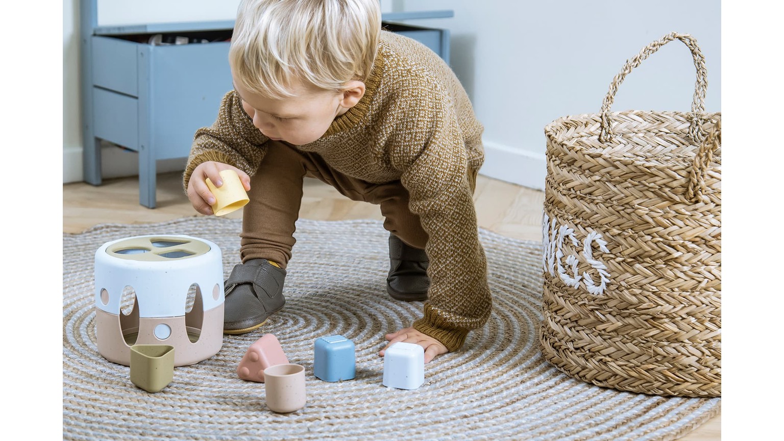Tiny Bio Shape Sorter In Giftbox