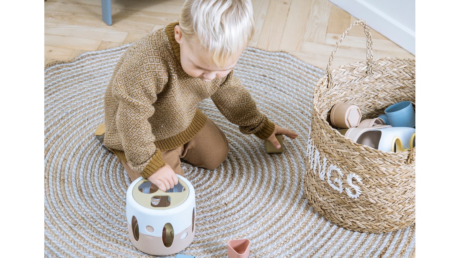 Tiny Bio Shape Sorter In Giftbox