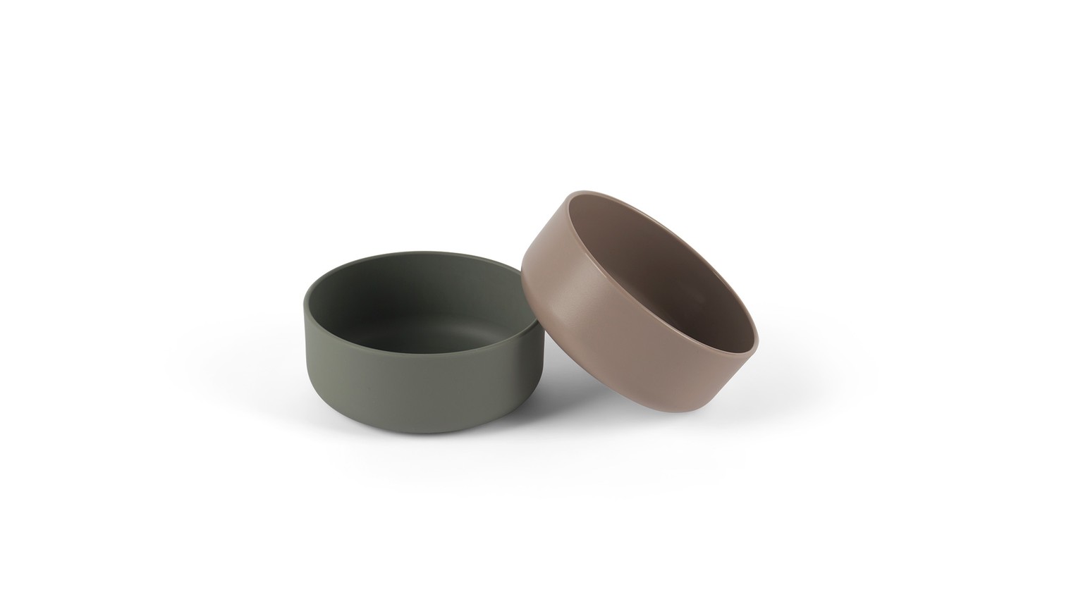 Tiny Biobased Bowl Set - Mocca/ Dark Olive