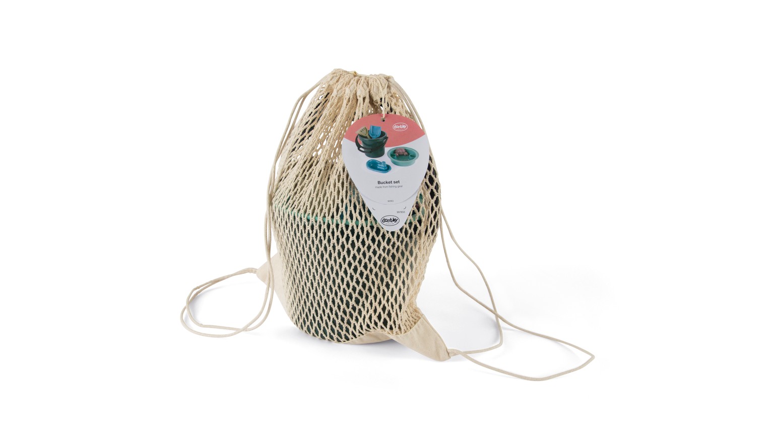 Bmt Bucket Set In Cotton Net, 6 Pcs