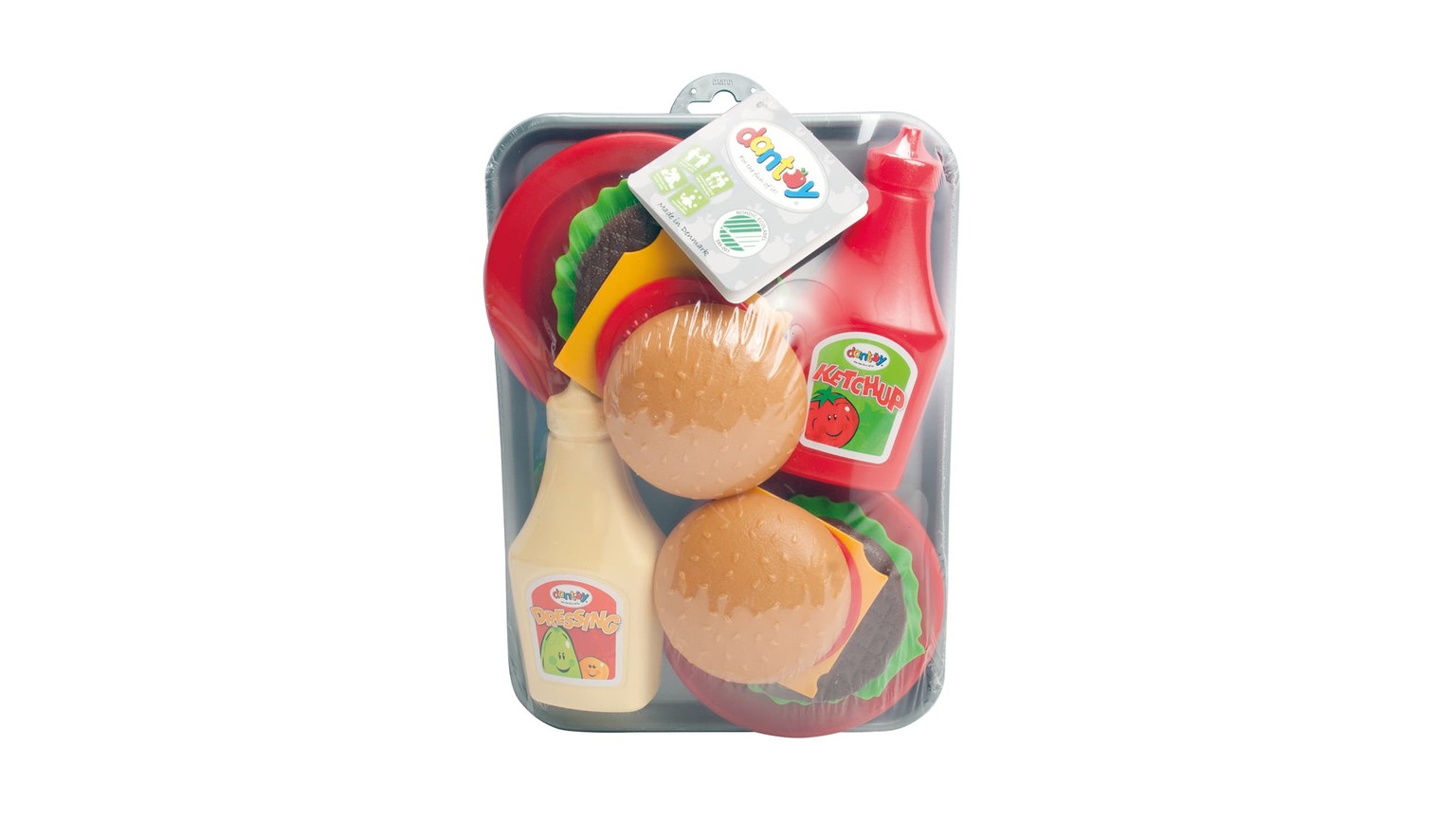 Burger Set On Tray 17 Pcs