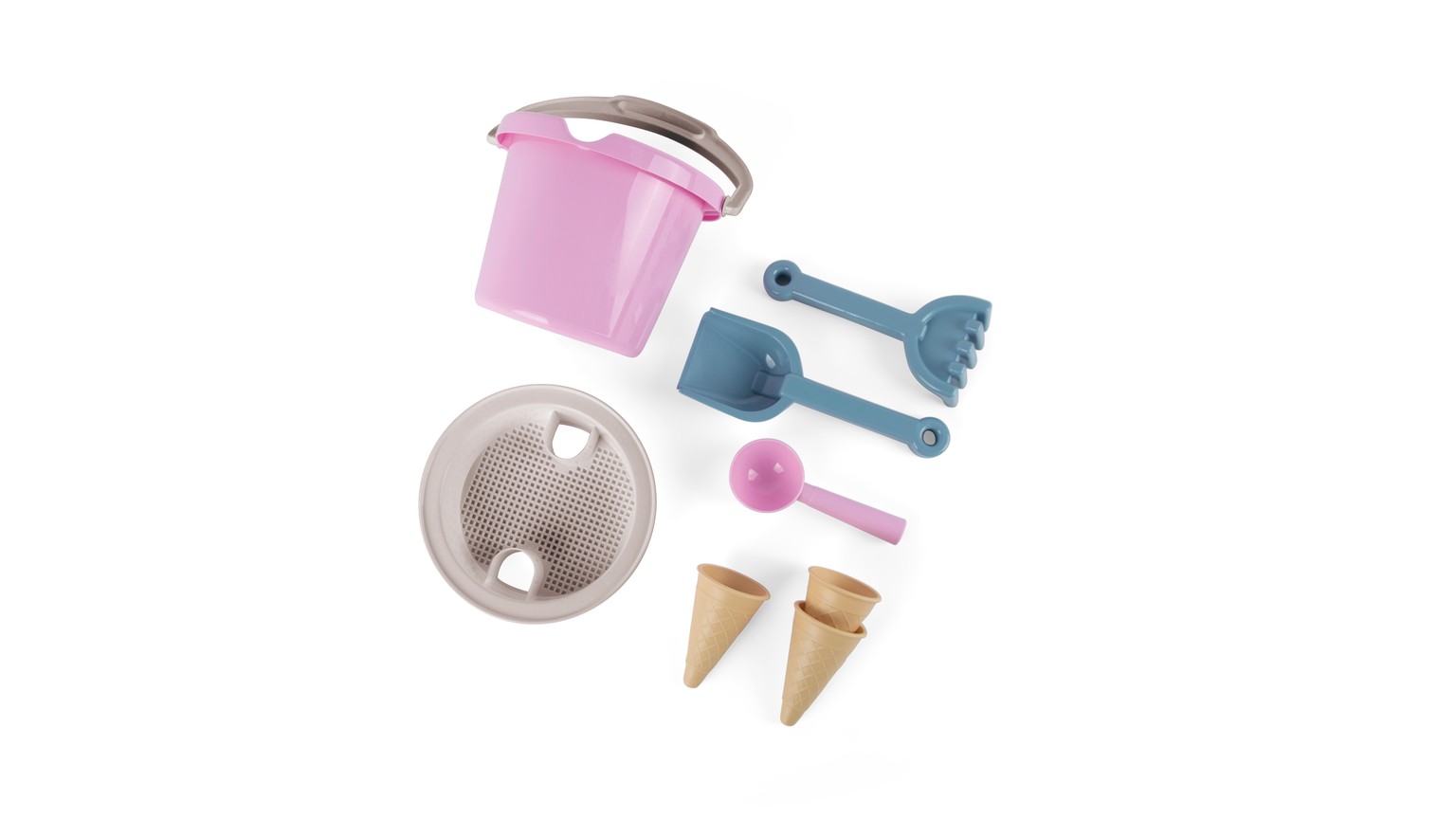 Tb Bucket Set In Net, Pink