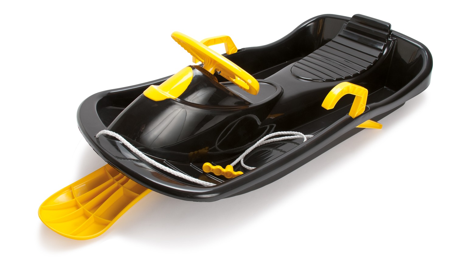 Classic styreslæde ned bremse L:95 cm sort