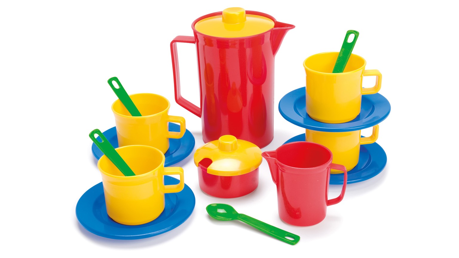 Coffee Set In Net 17 Pcs