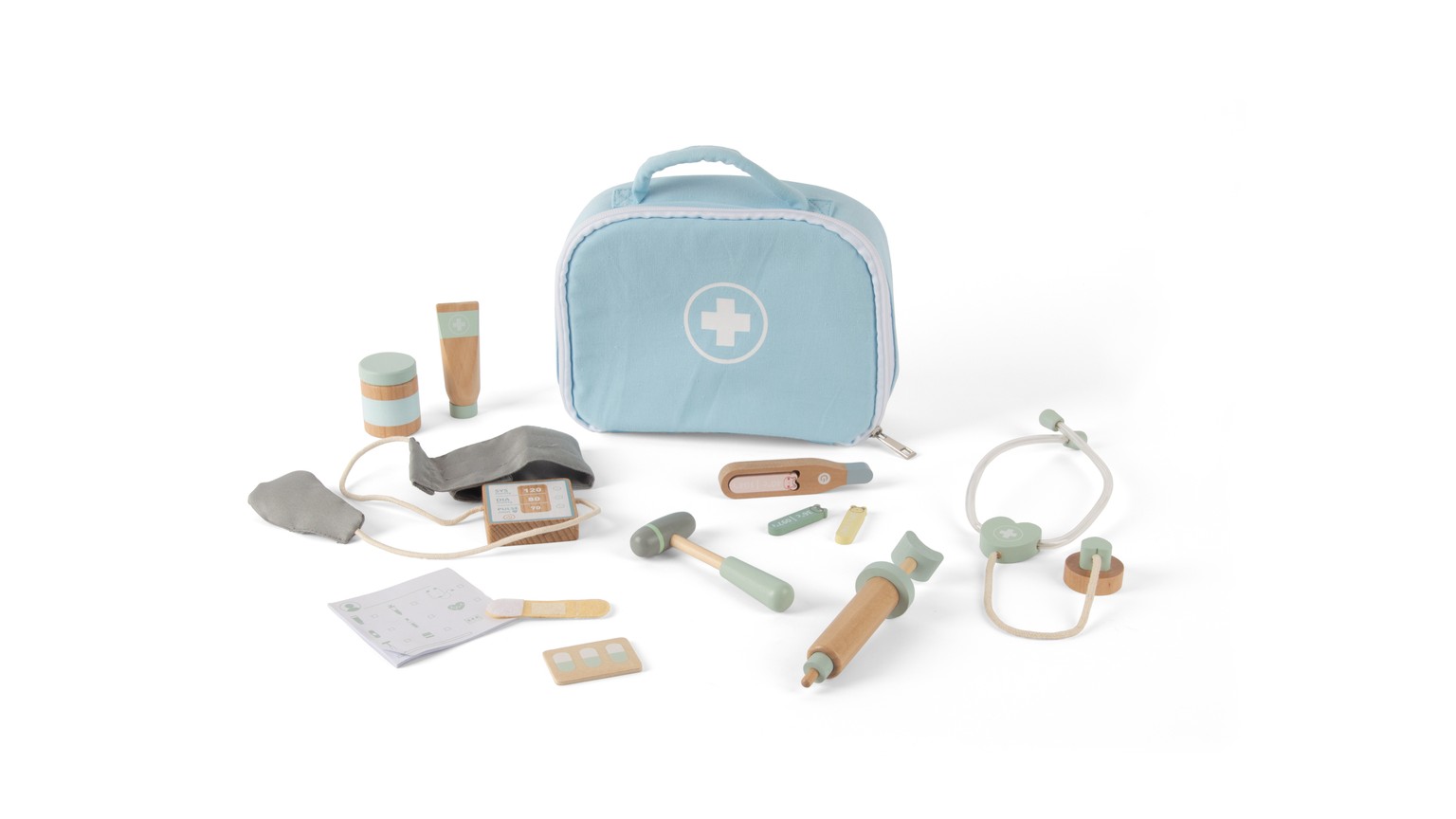 Doctor Set Wood In Giftbox 14 Pcs