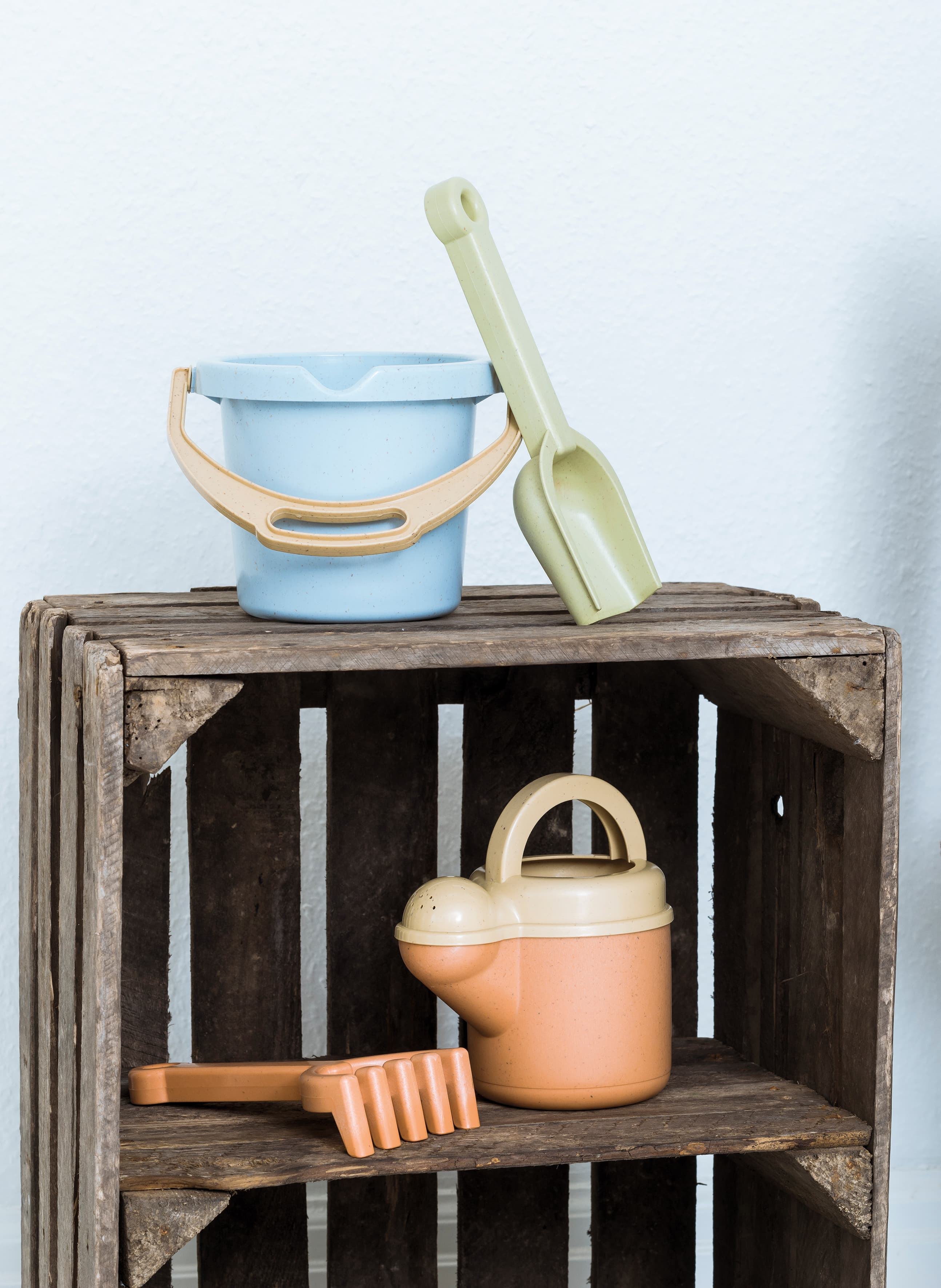 Dantoy Bio-Toy – Ensemble Seau Et Pelle 4 Pièces En Bioplastique De Canne à Sucre – Fabriqué Au Danemark